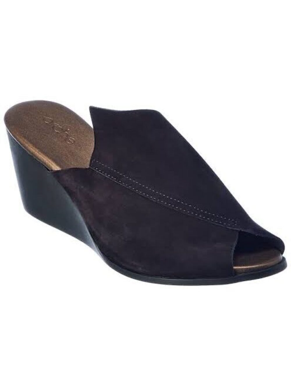 Arche Egyrha Nubuck Leather Wedge Mule